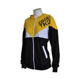 J233 womens letterman jacket with hood J233 womens letterman jacket with hood